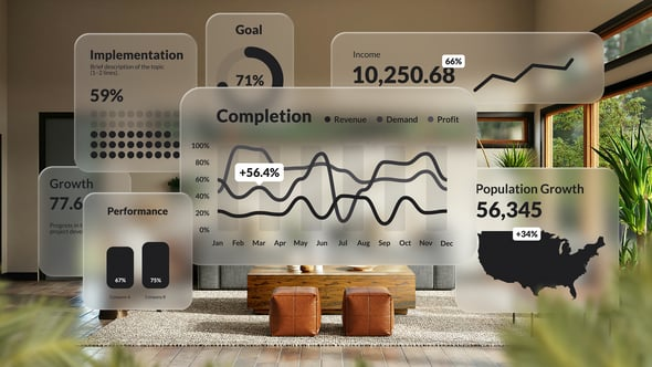 Glassmorphism Infographic Templates（737356）-技能树